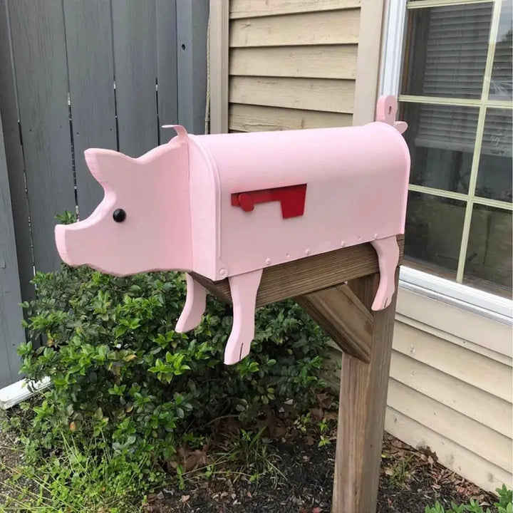 Mailbox Sculpture with Animals - Handmade, Detailed, and Corrosion-Resistant