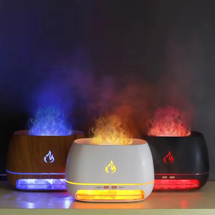AuraGlow Himalayan Salt Diffuser - Rechargeable with Color Changing Modes - Wireless Use with Soothing Salt Glow
