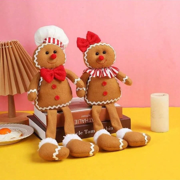 Gingerbread Delight | Luxury Plush Christmas Decoration