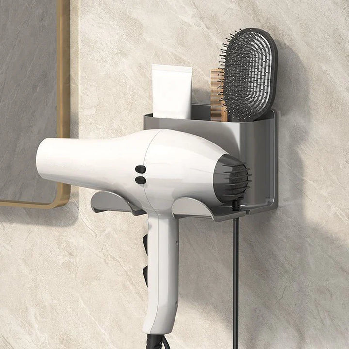 StyleShelf | Wall-Mounted Hair Dryer Holder
