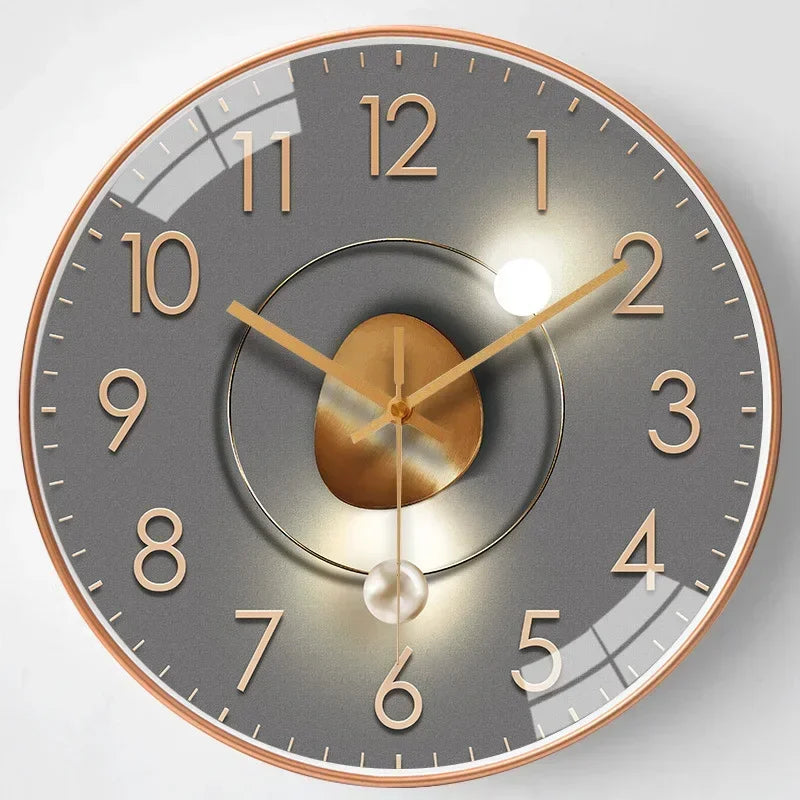 SilentAura – Silent Wall Clock – Elegant and Perfect for Any Room in Your Home