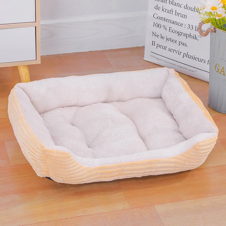 Winter Soft Warm House for Dogs - Color Square and Waterproof Dog Mat