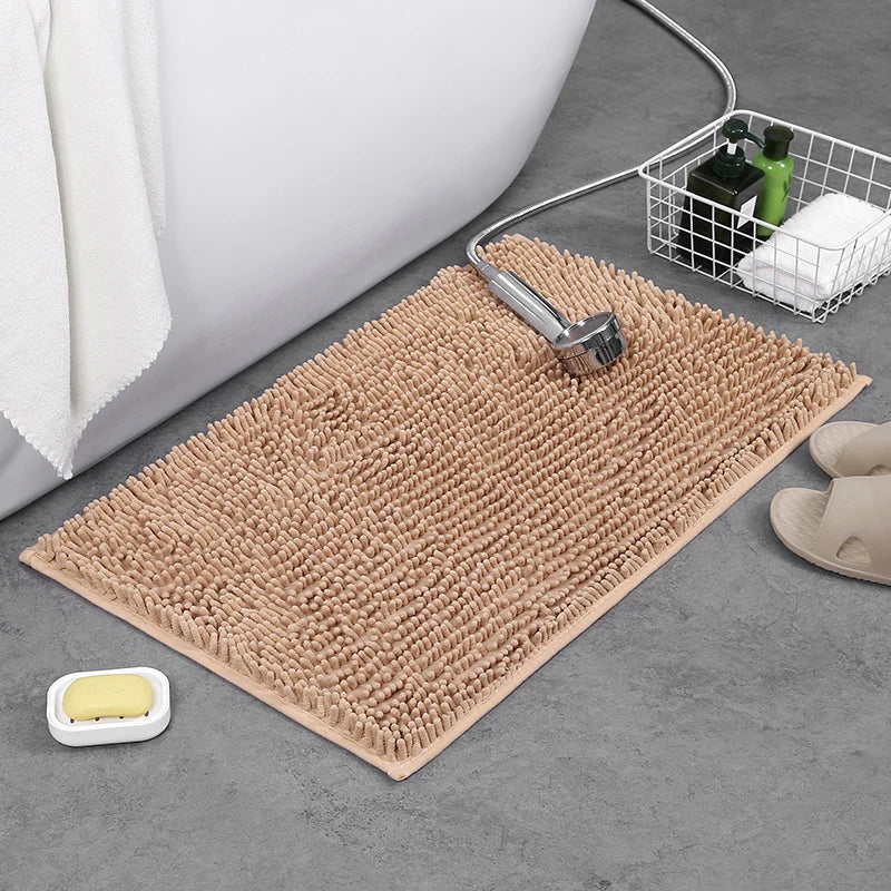 FluffyComfort | Chenille Rectangular Bath Mat