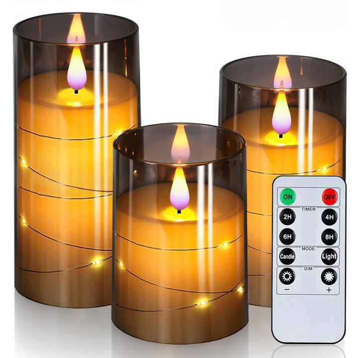 FlameMagic | 3D Flickering LED Candles for Halloween