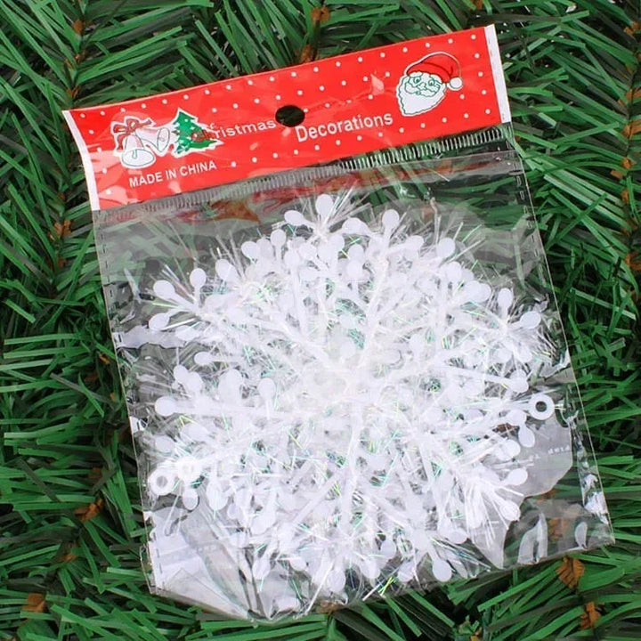 GlimmerGarlands | Glitter Snowflake Decorations