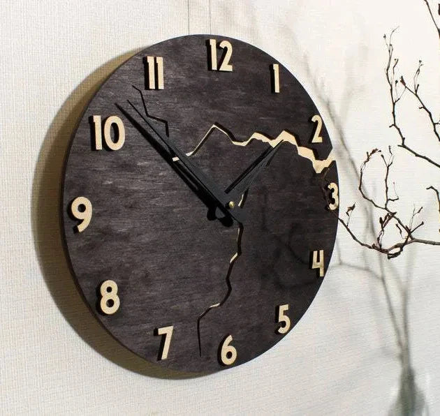 GlobalTime | Simple Wooden Wall Clock