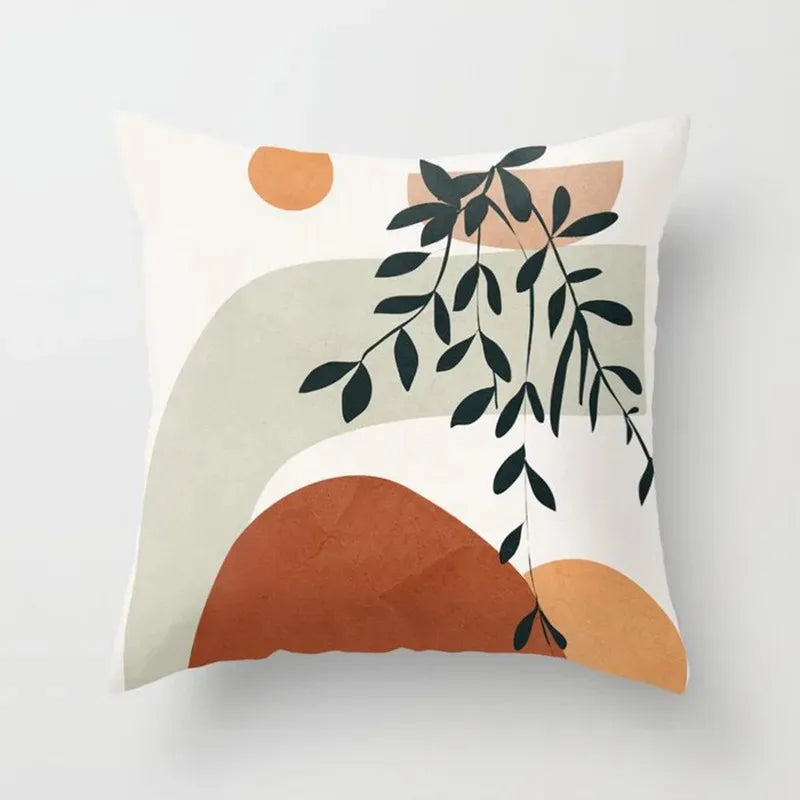 NaturesCharm | Cushion Covers with Plant Pattern for Green Lovers