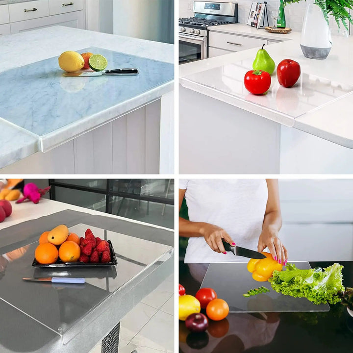 SlipSafe | Transparent Kitchen Cutting Board