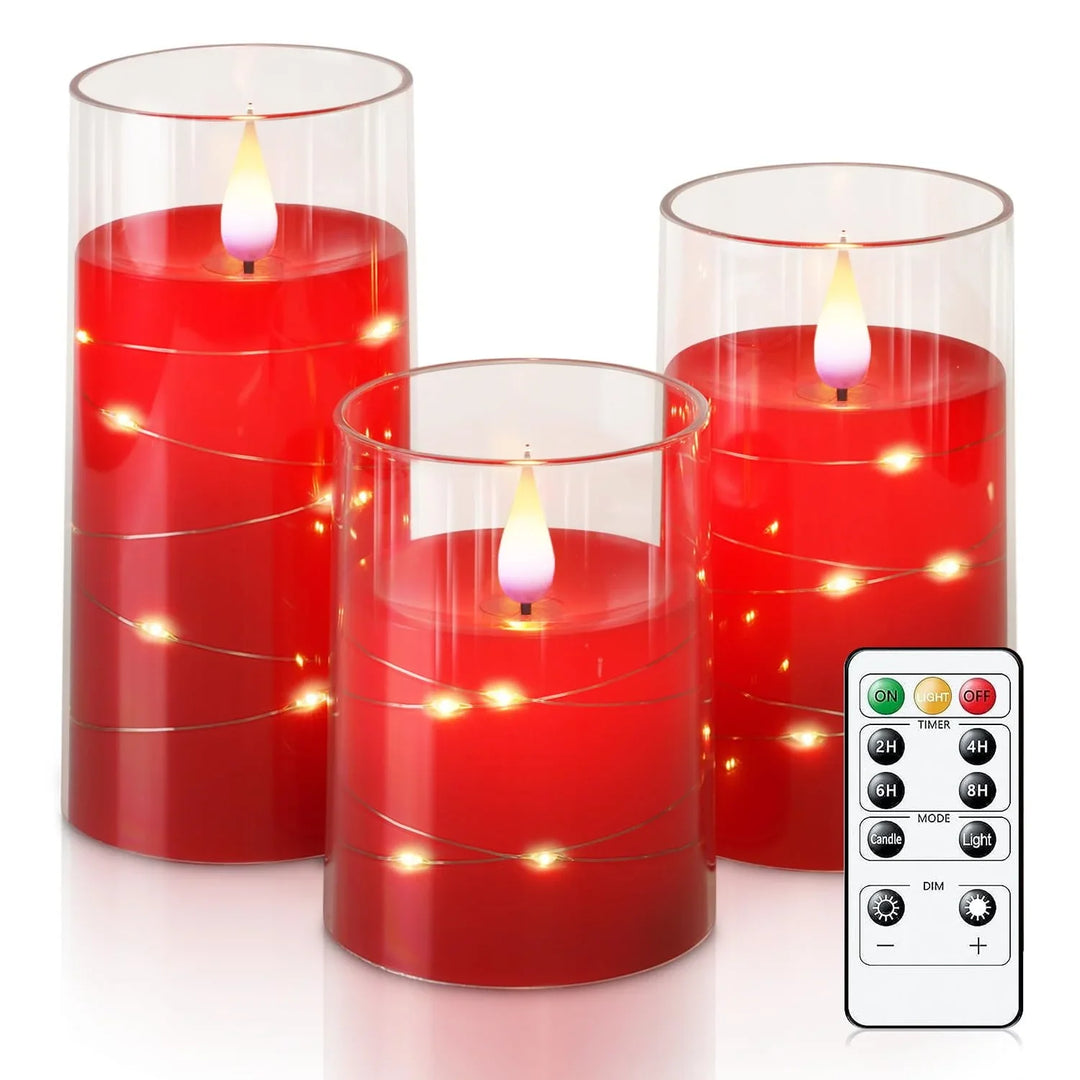 FlameMagic | 3D Flickering LED Candles for Halloween
