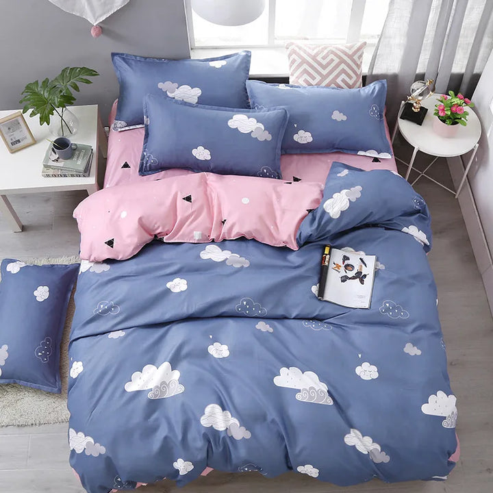 LeafyDream | Nordic Leaf Print Bedding Set