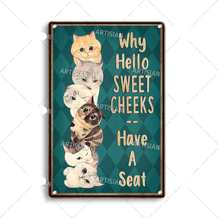 NostalgiePoes – Atmospheric Metal Wall Decoration