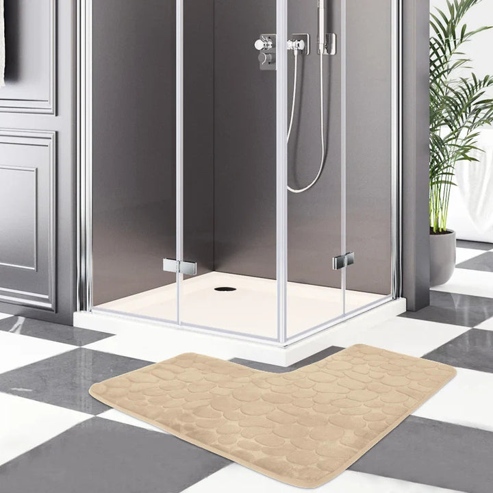 QuickDry | Water-Absorbing L-Shaped Bath Mat