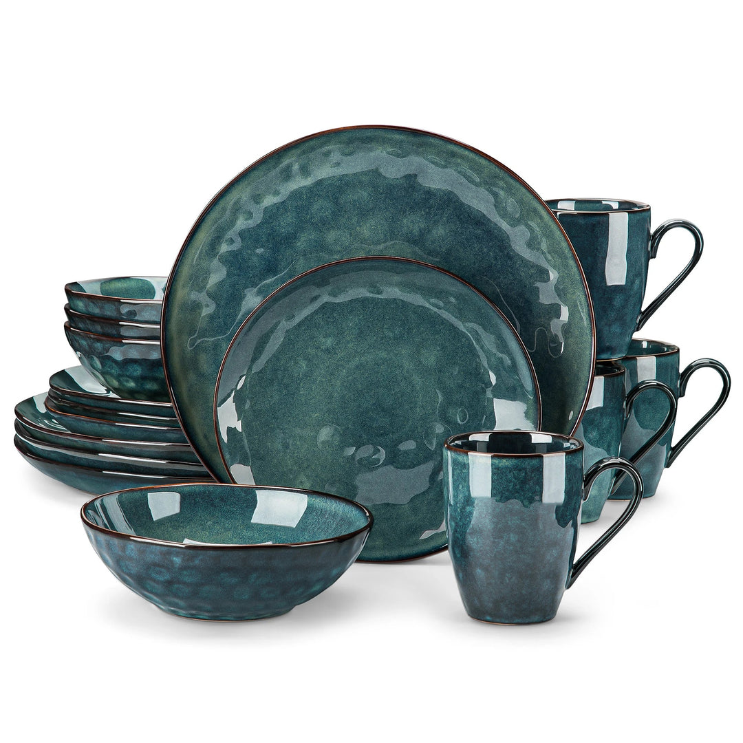 VibrantStar | Green & Red Oven-Safe Glaze Set