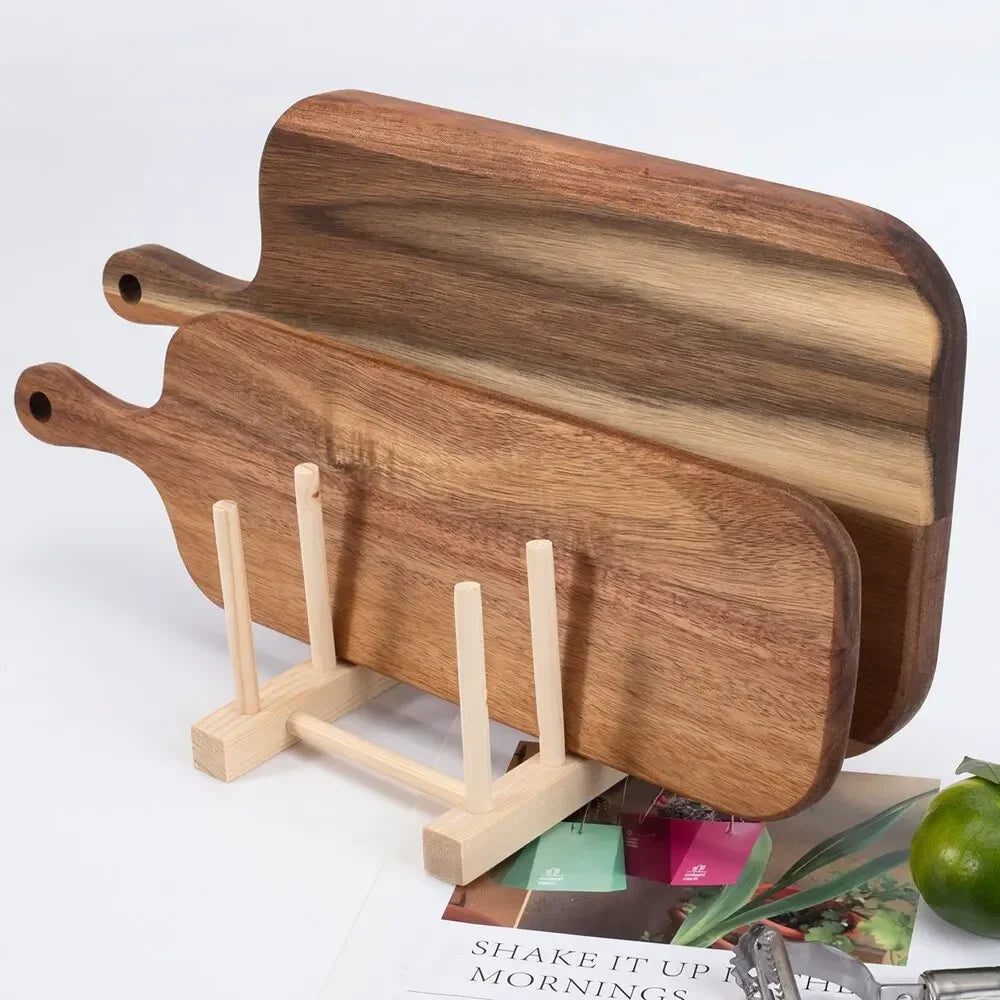 PlankDelight | Wooden Cheese and Serving Cutting Board