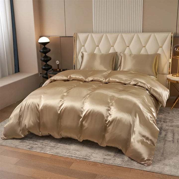 SoftEssence | Satin Duvet Cover Set for Luxury Bedding