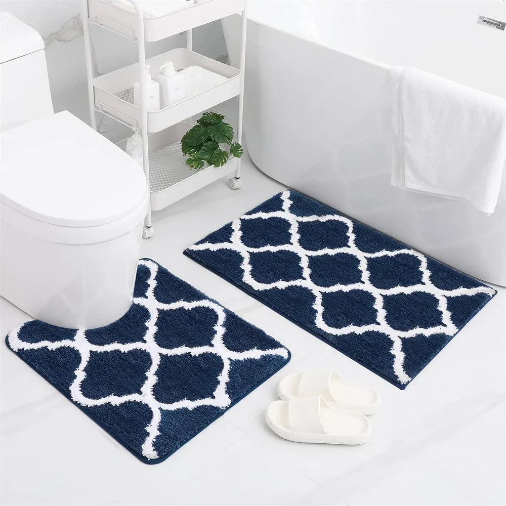 MicroSoftSet | Microfiber Bathroom Mats Set