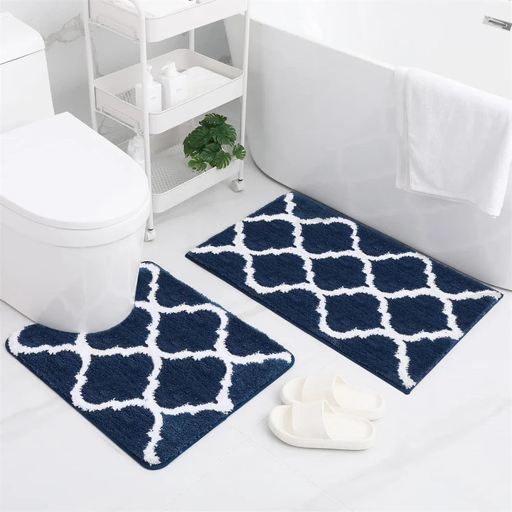 MicroSoftSet | Microfiber Bathroom Mats Set