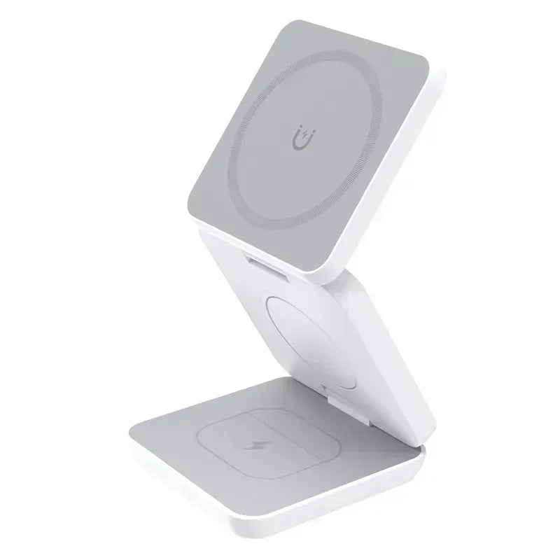 CLEVLO | 3-in-1 Foldable Magnetic Wireless Charging Station