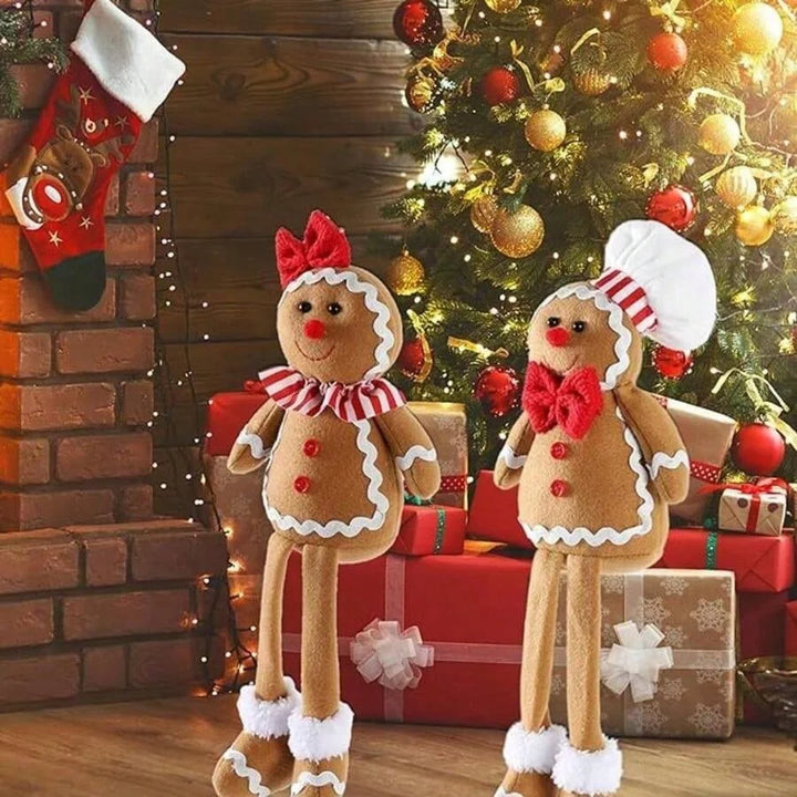 Gingerbread Delight | Luxury Plush Christmas Decoration