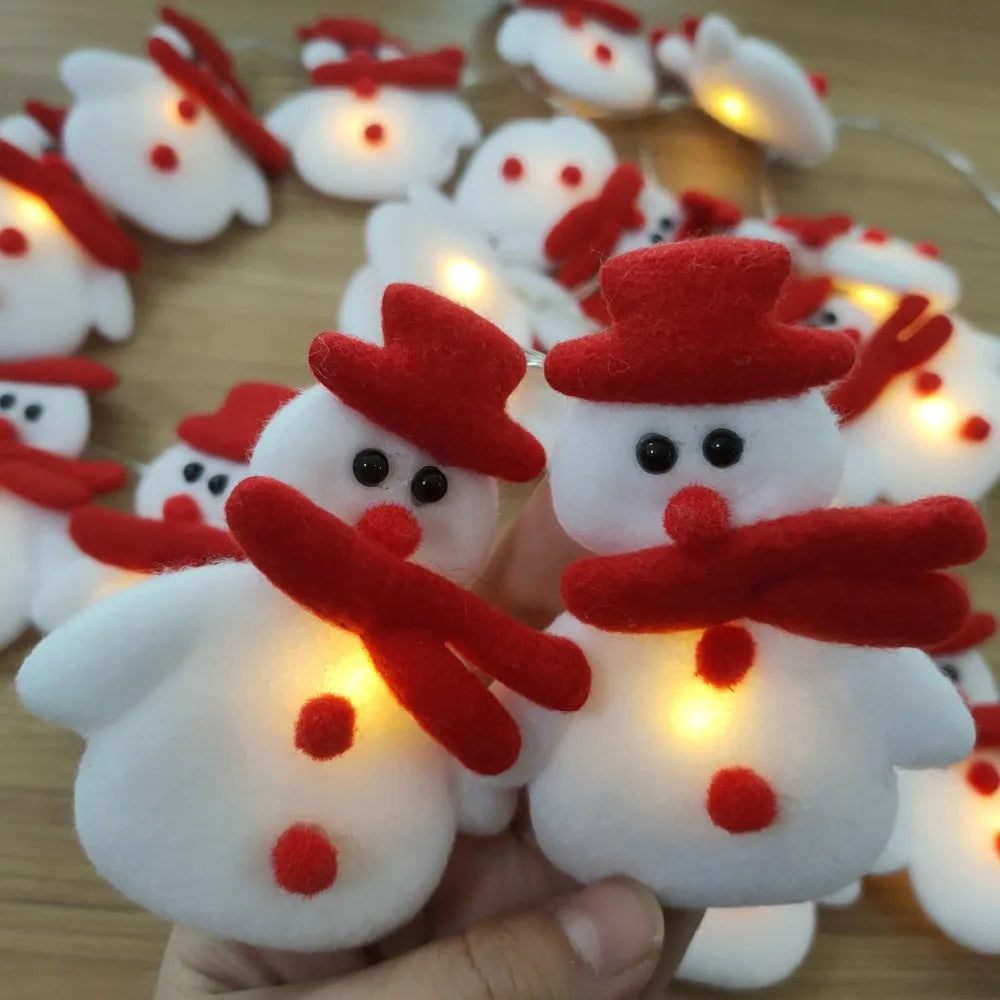 FrostyGlow – Snowman Christmas Tree Lights and Hanging Ornaments