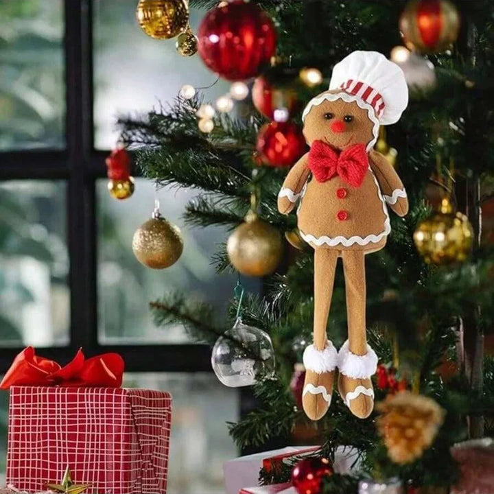 Gingerbread Delight | Luxury Plush Christmas Decoration