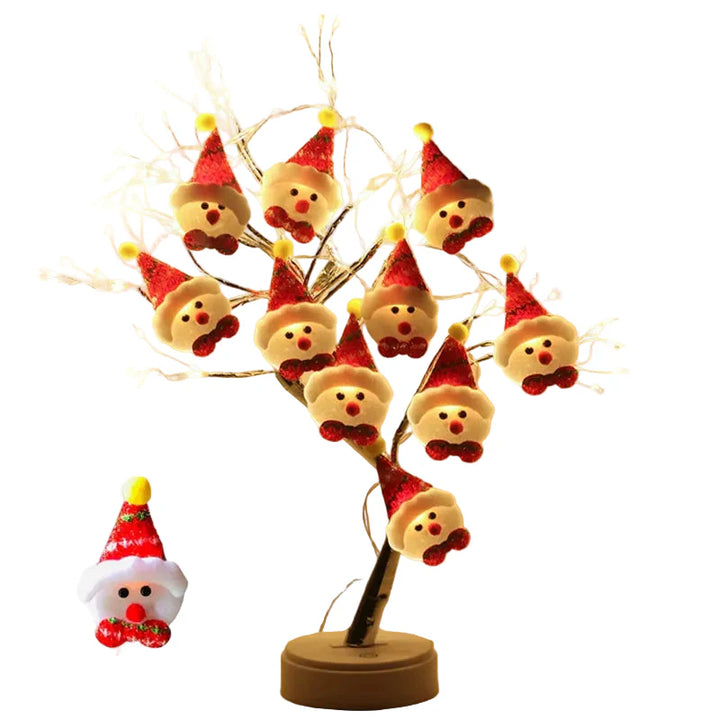 FrostyGlow – Snowman Christmas Tree Lights and Hanging Ornaments