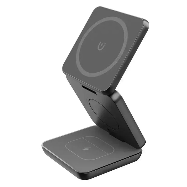 CLEVLO | 3-in-1 Foldable Magnetic Wireless Charging Station