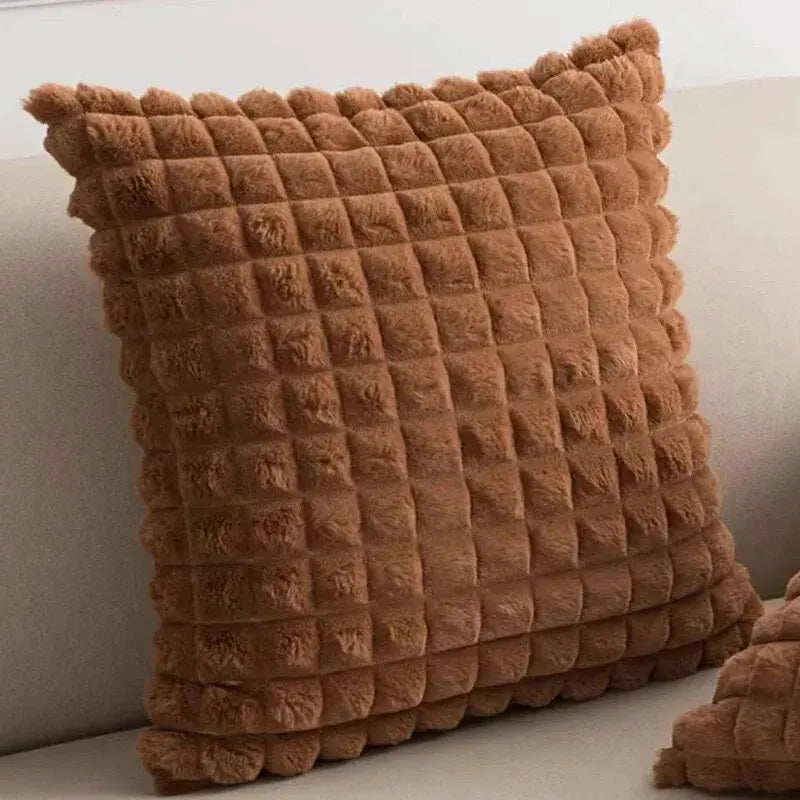 Fluff Cushion - Imitation Rabbit Plush Throw Pillow