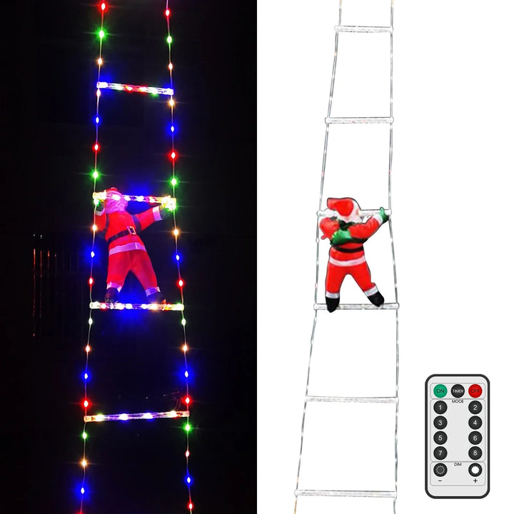 LuxeKlim | Premium Santa Ladder Decor