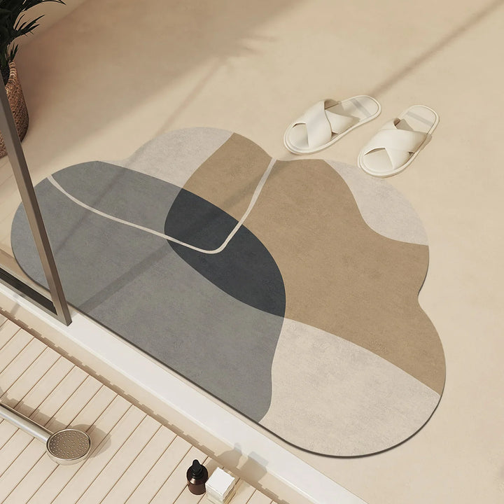 AquaSerenity | Quick-Drying Toilet Mat