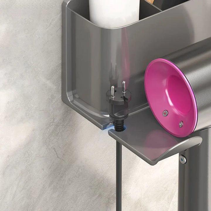 StyleShelf | Wall-Mounted Hair Dryer Holder
