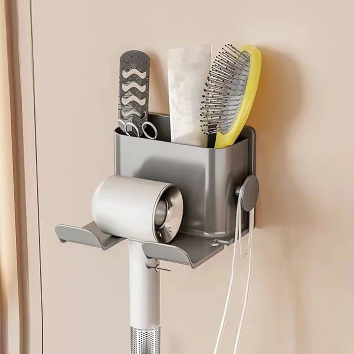 StyleShelf | Wall-Mounted Hair Dryer Holder