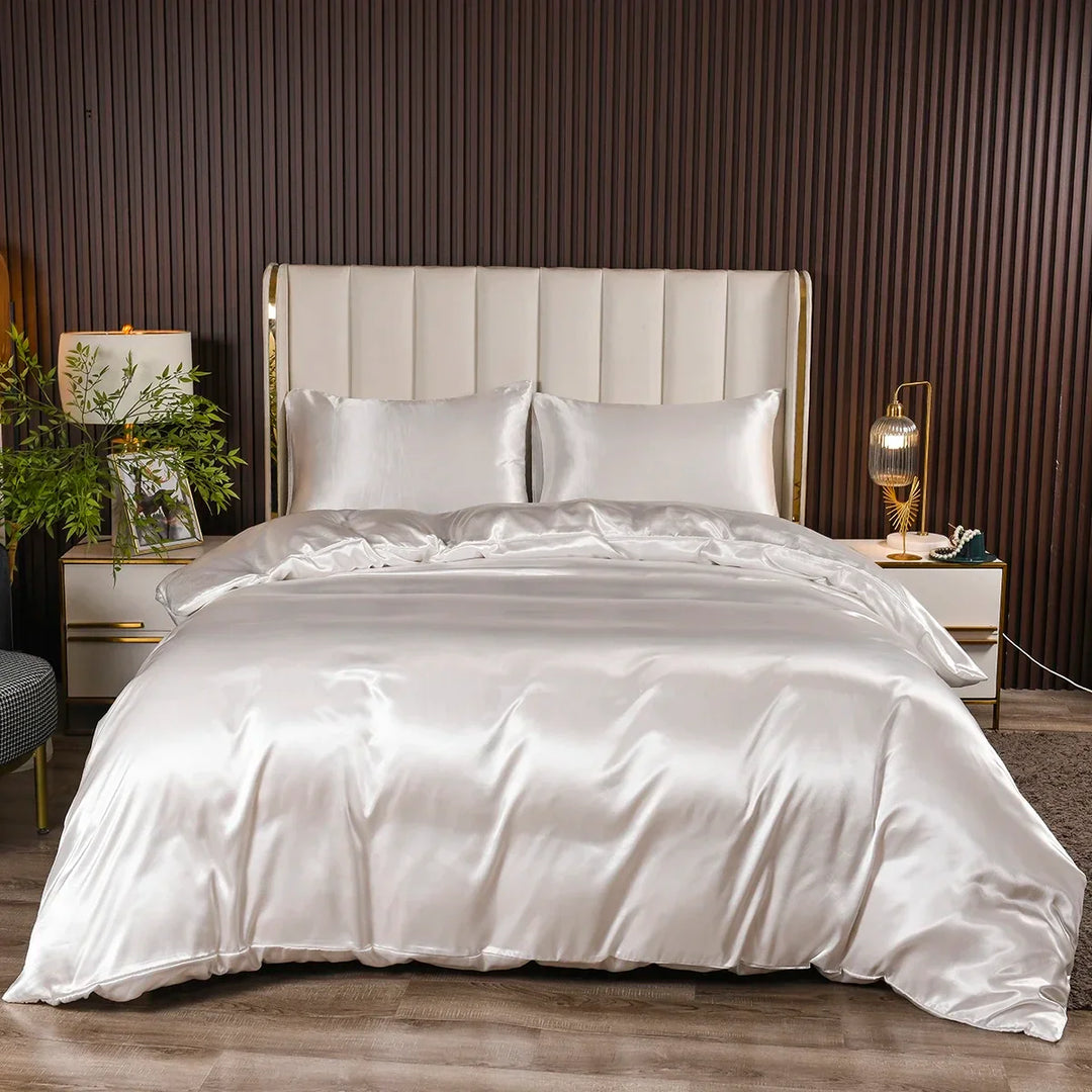 SoftEssence | Satin Duvet Cover Set for Luxury Bedding
