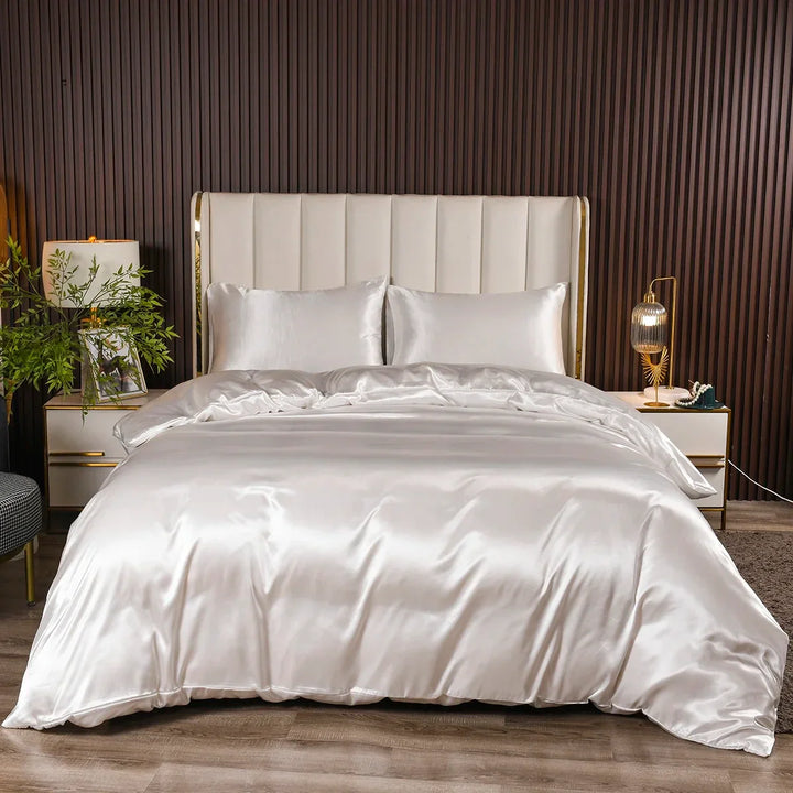 SoftEssence | Satin Duvet Cover Set for Luxury Bedding