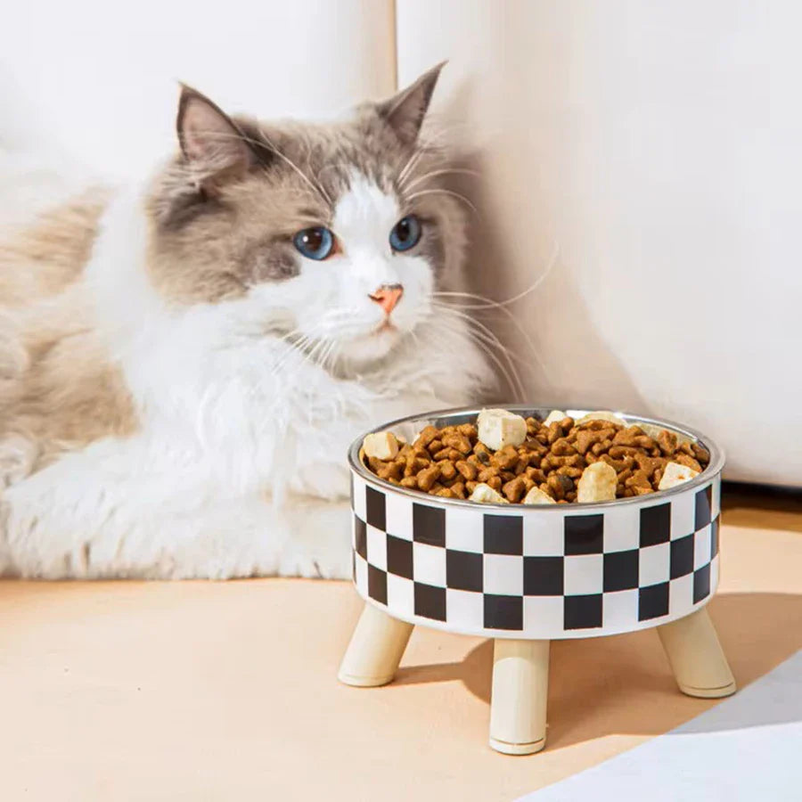 HalsVeilig | Luxury Pet Bowl with High Base for Cats and Dogs