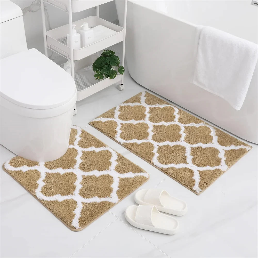 MicroSoftSet | Microfiber Bathroom Mats Set