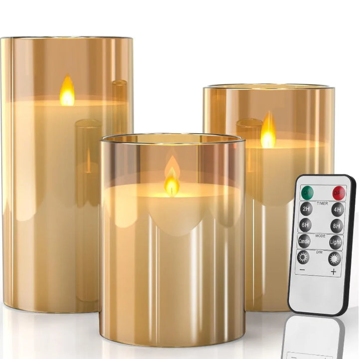 FlickerMagic | Flameless 3D Wick LED Candle