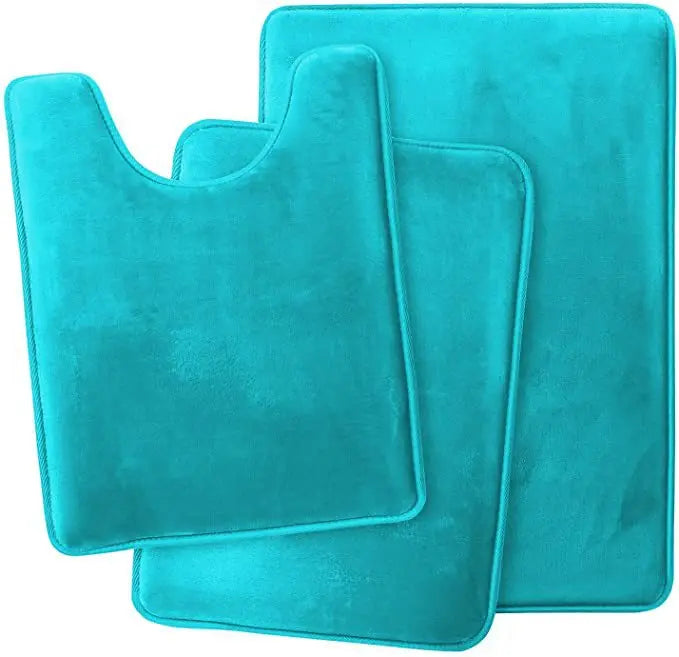 ComfyVelvetSoft | Absorbent Bathroom Rug Set
