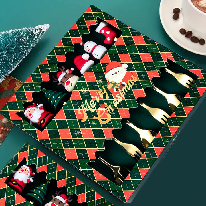 FestiveClassics | Exquisite Christmas Cutlery Set