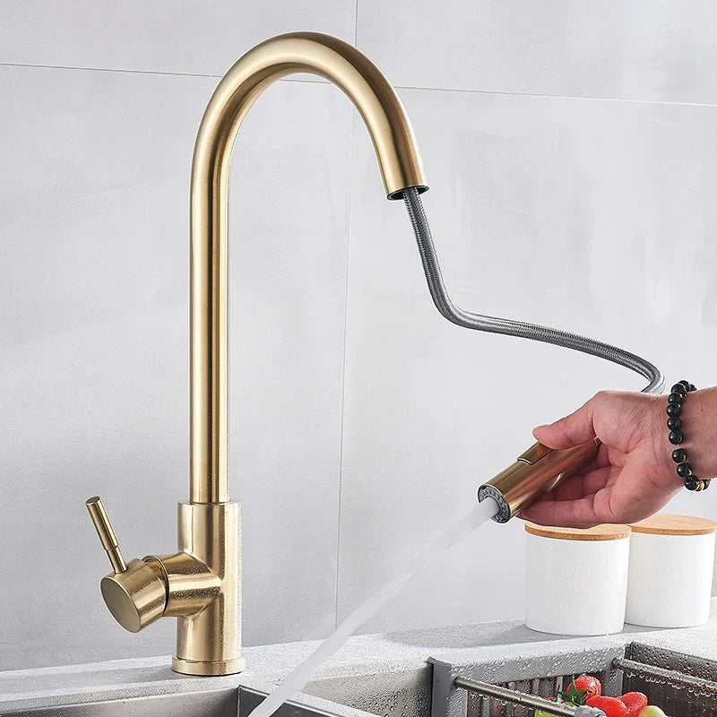 TurnFlow | Kitchen Faucet with 360° Rotation Option