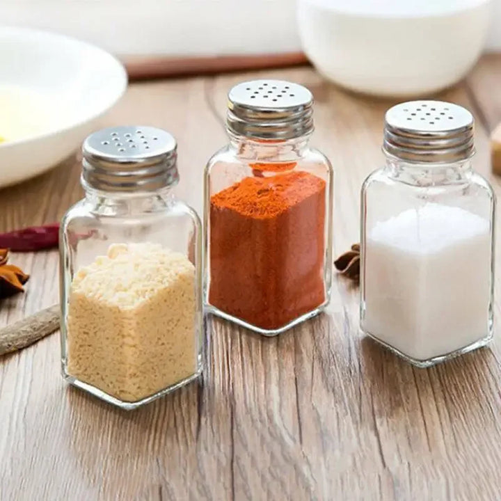 Gourmet Glass | Luxe Glass Cruet for Salt and Pepper