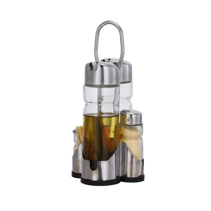 EssenceGourmet | Luxury Glass Spice Jars Set for the Dining Table