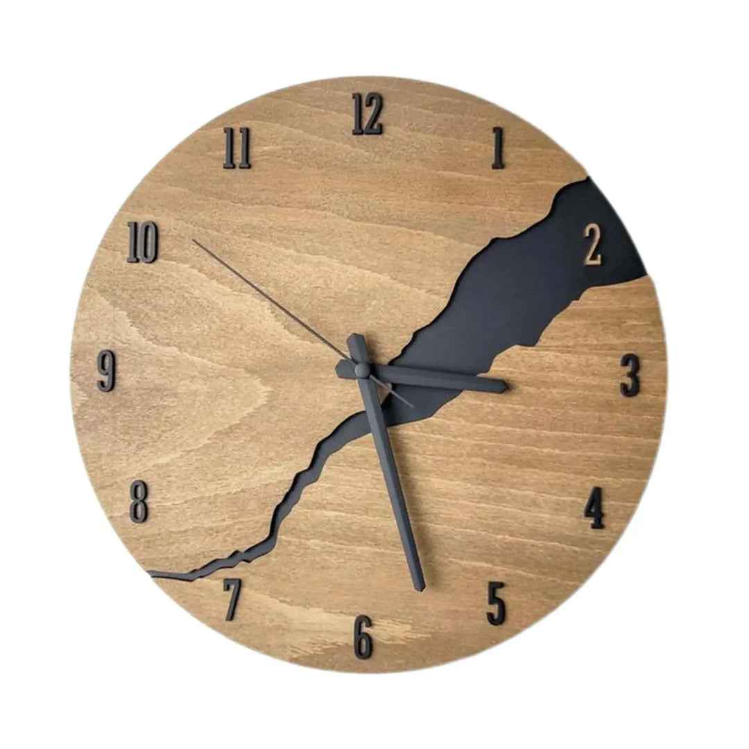 GlobalTime | Simple Wooden Wall Clock