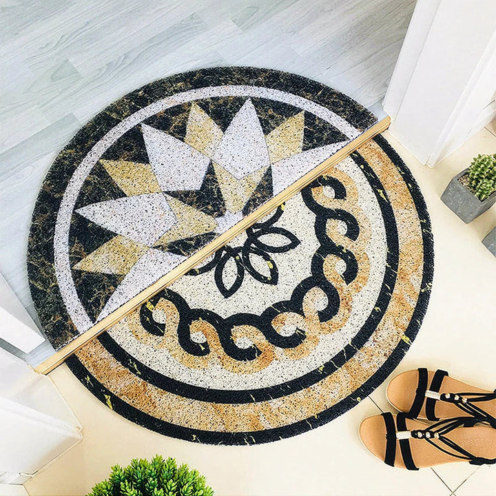 Flower Carpet - Half-Round Door Mat