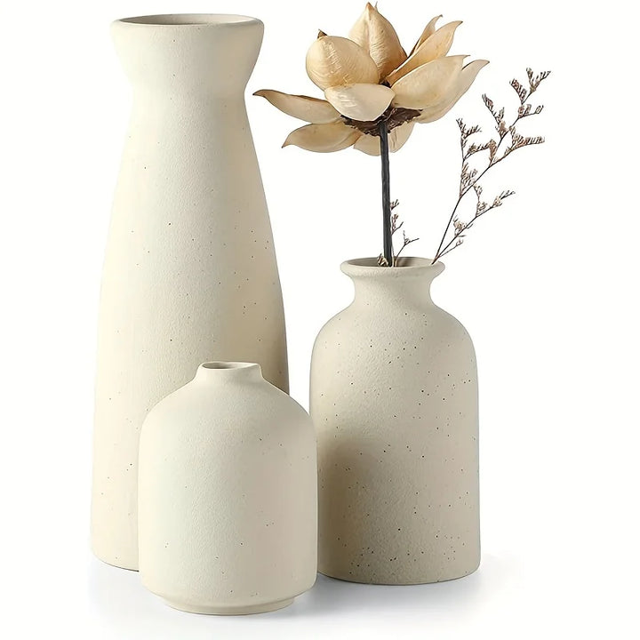 BohoBloom | Ceramic Vase Set for Modern Decoration