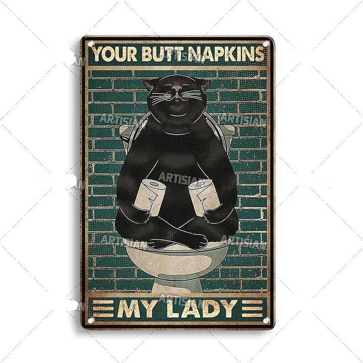 NostalgiePoes – Atmospheric Metal Wall Decoration