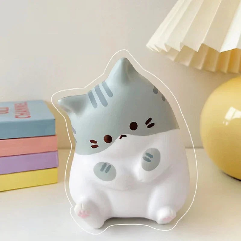 PurrSquish - Cute Cat Stress Ball for Relaxation - Squeezable Cat Figure