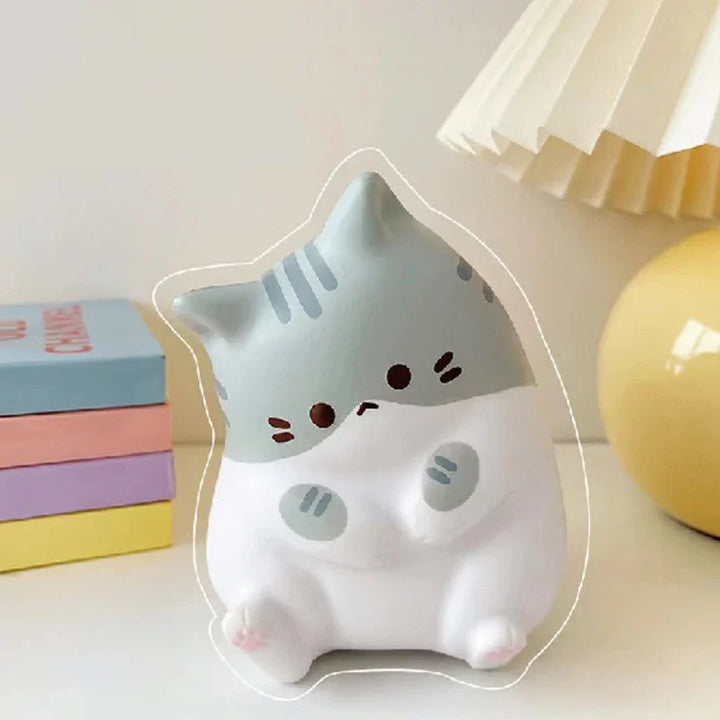 PurrSquish - Cute Cat Stress Ball for Relaxation - Squeezable Cat Figure