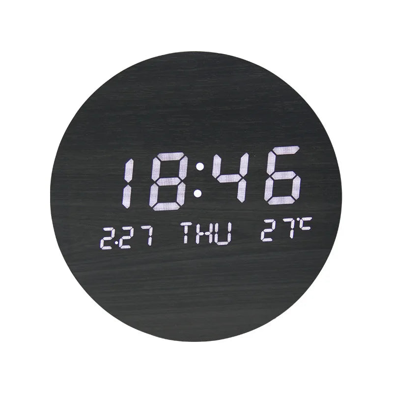 WoodenWake | Eco-friendly LED Clock for the Desk