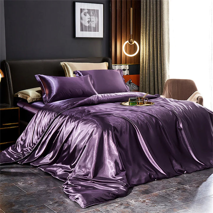 GlamourNest | Premium Silk Bedding